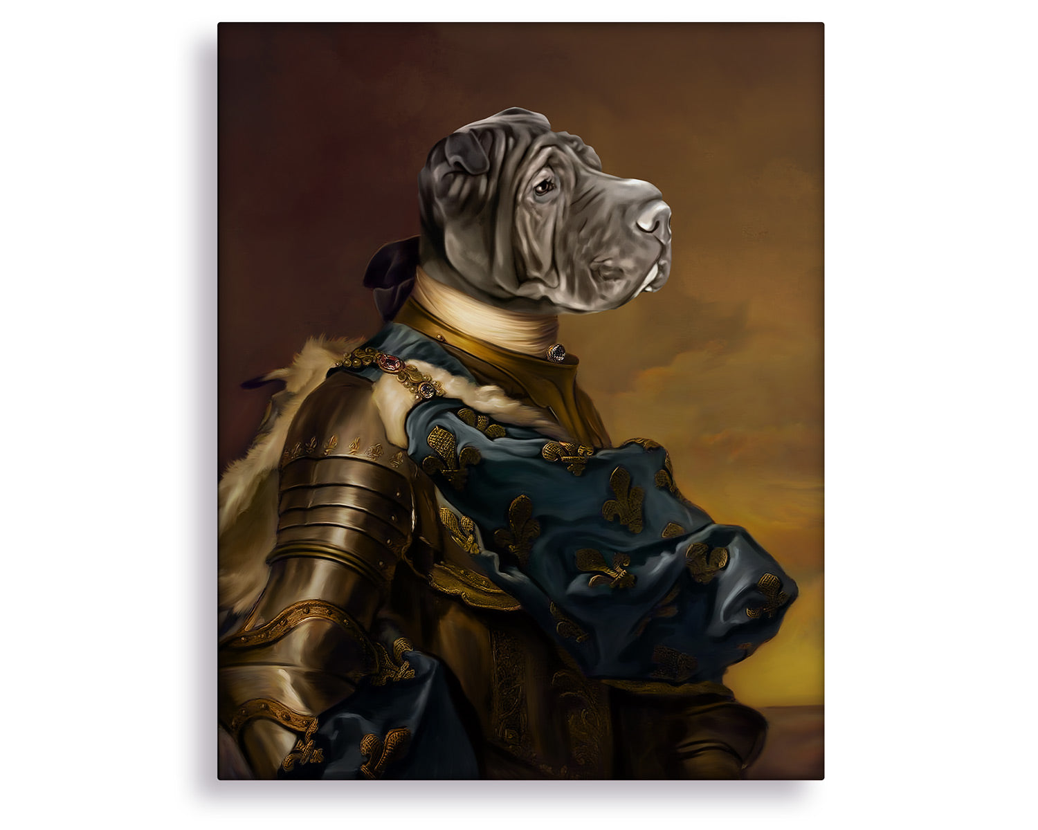 commission a painting of your dog