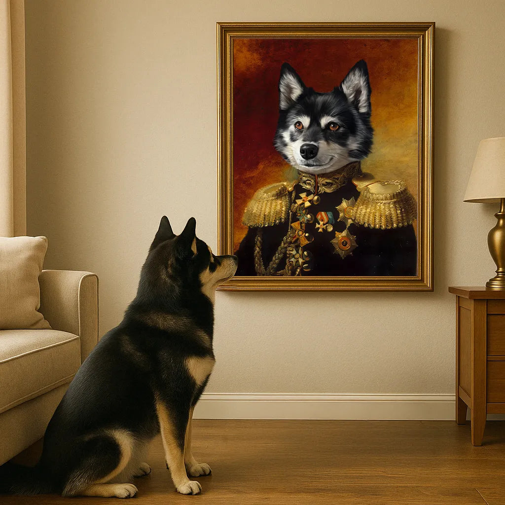 how to paint a dog