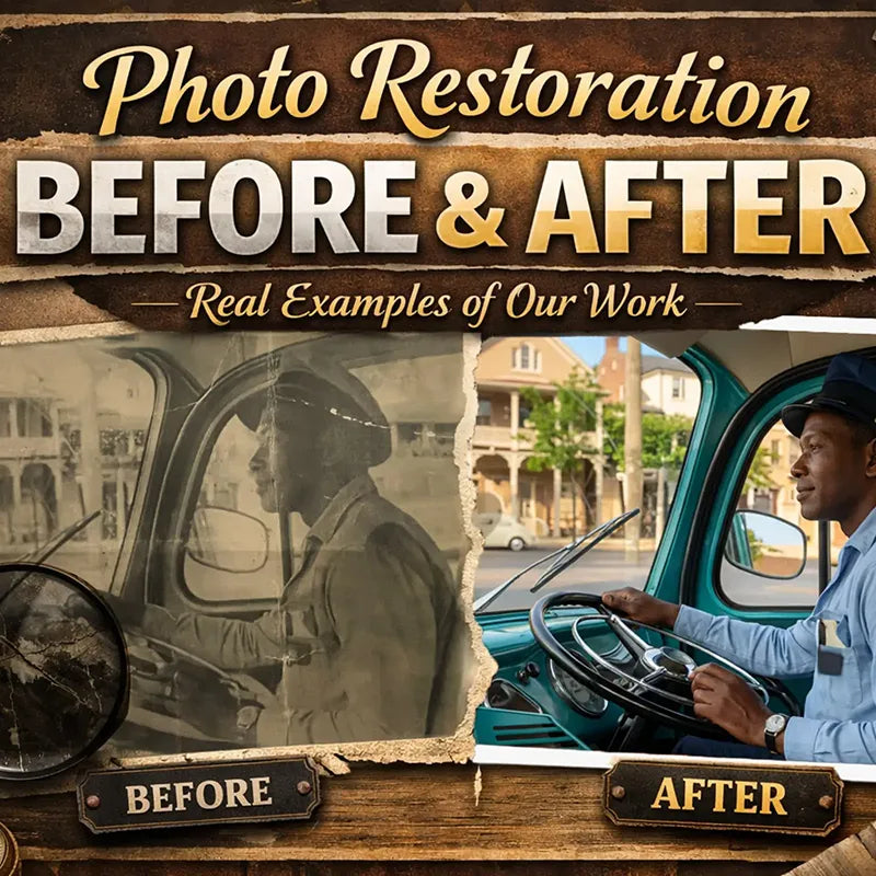 Photo Restoration Before and After – Real Examples of Our Work
