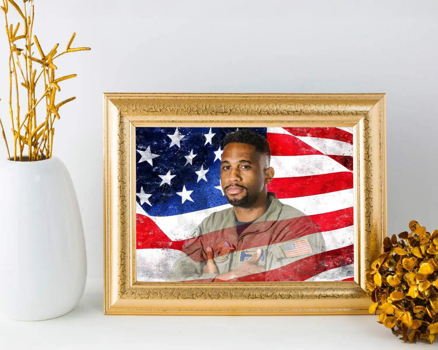 Memorial photo for funerals