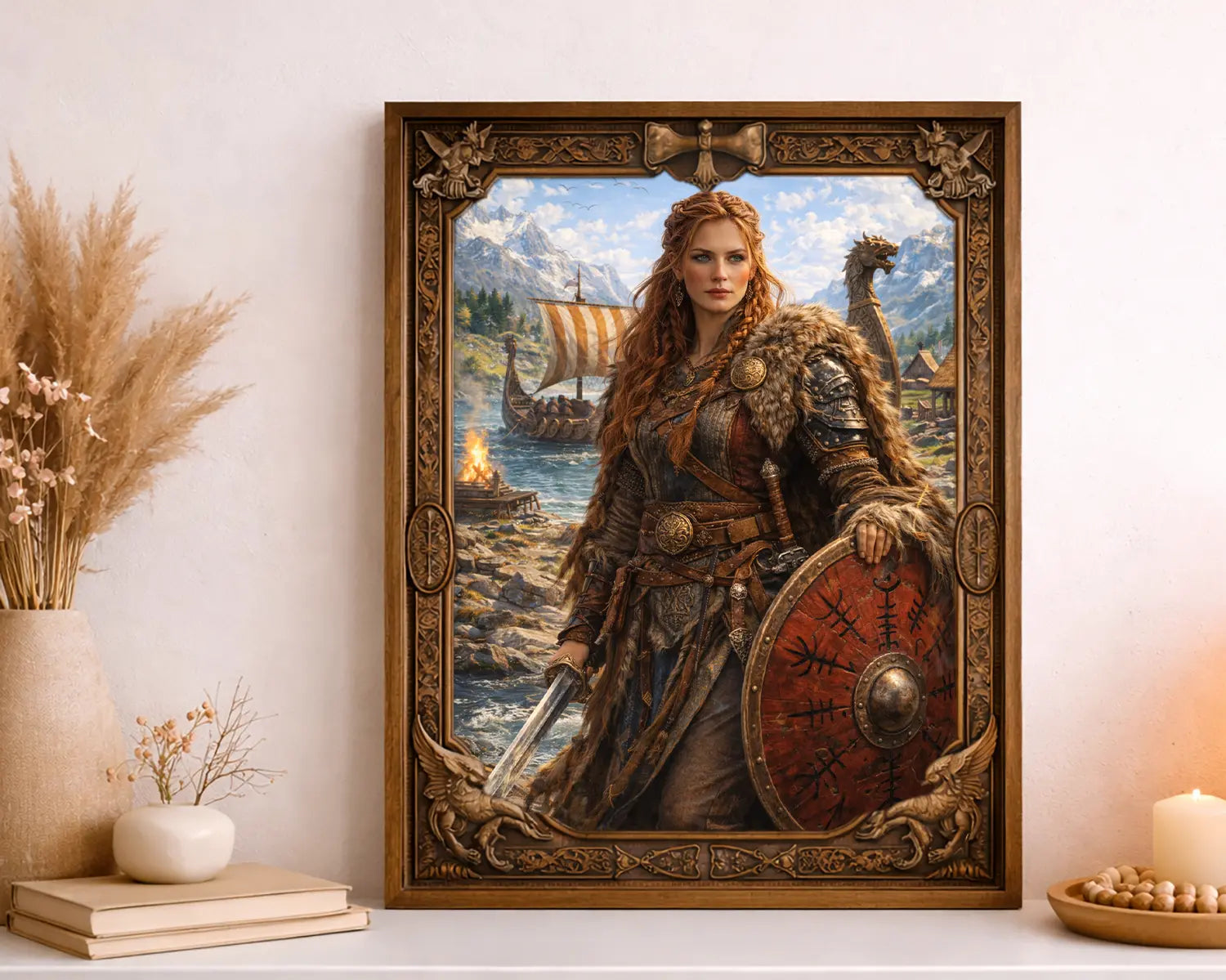 custom norse portrait