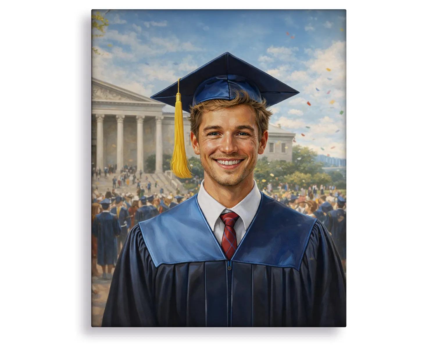 graduation day portrait