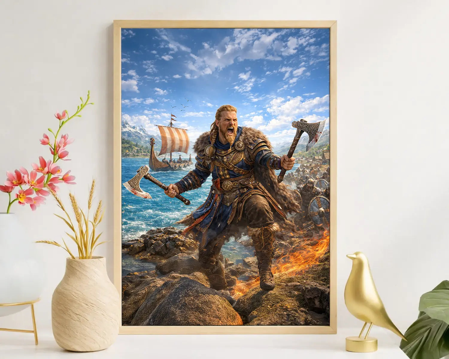 portrait gift viking