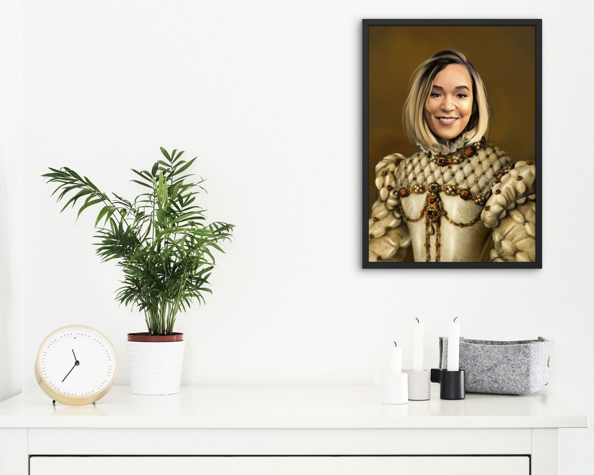 The Priestess - Custom Classical Portrait Paintings