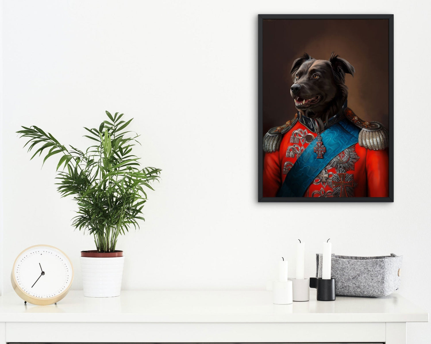 The Russian - Dog Face Portrait