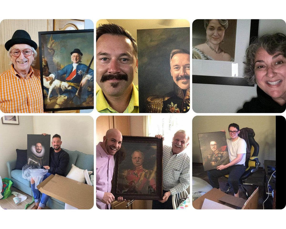 The Admiral - Personalized Admiral Portrait Painting