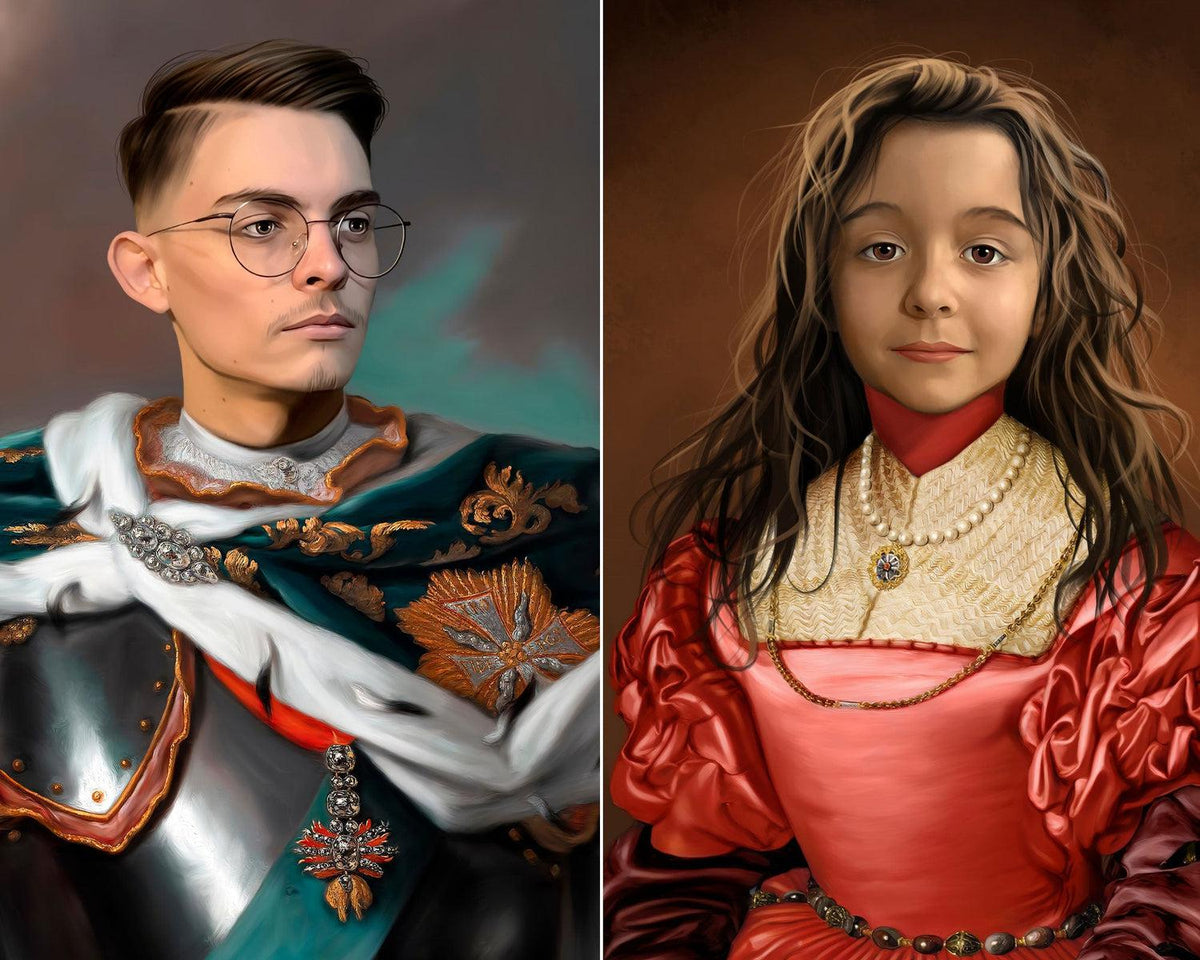 The Priestess - Custom Classical Portrait Paintings