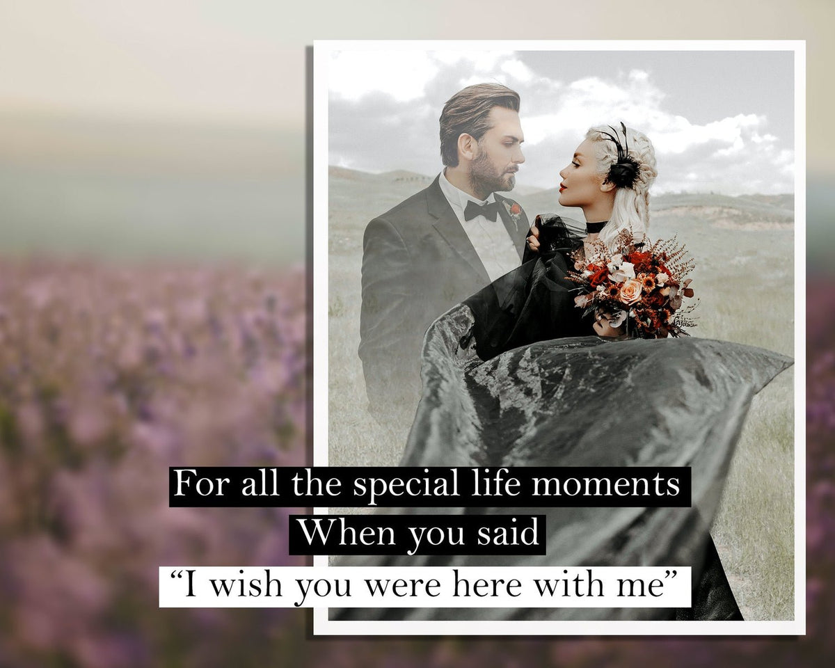 Add Deceased Loved One To Photo - Personalized Gift