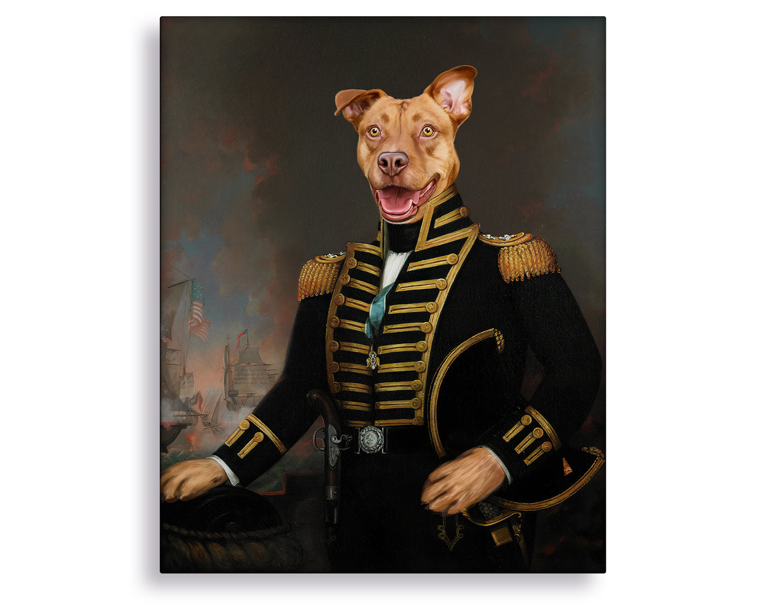 admiral dog painting