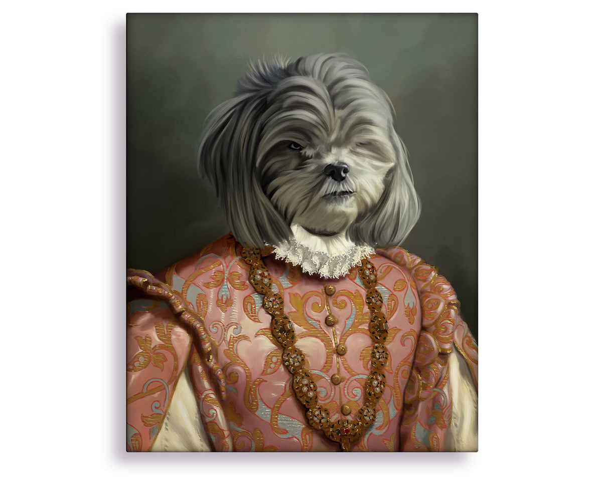 custom canvas pet portraits