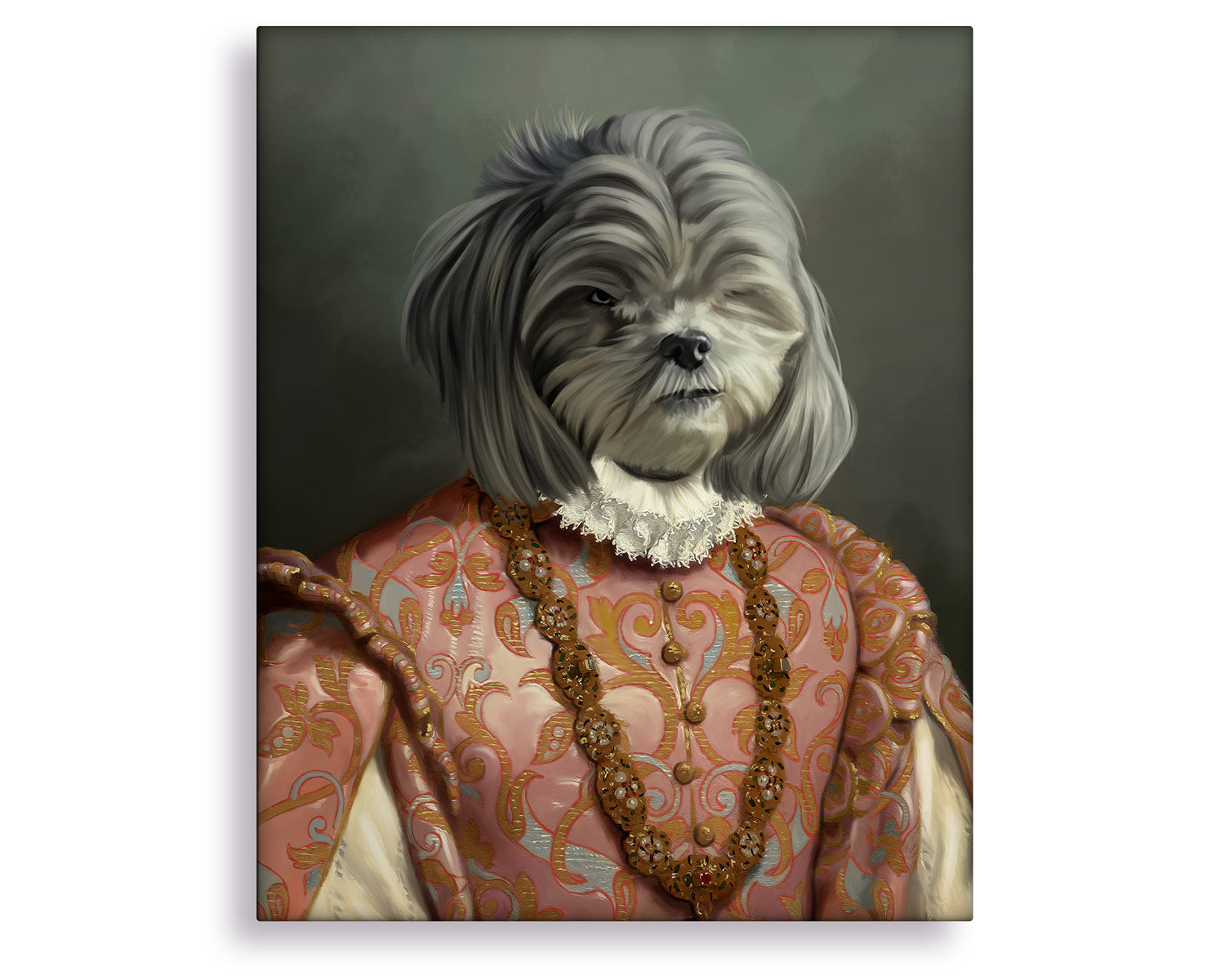 custom canvas pet portraits