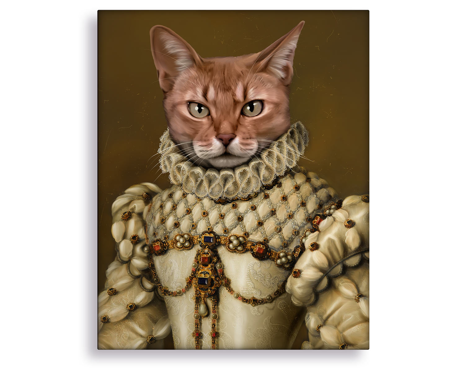 cat queen portrait