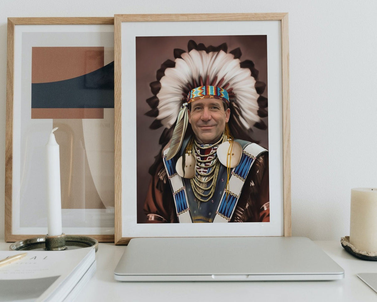 The Admiral - Personalized Admiral Portrait Painting