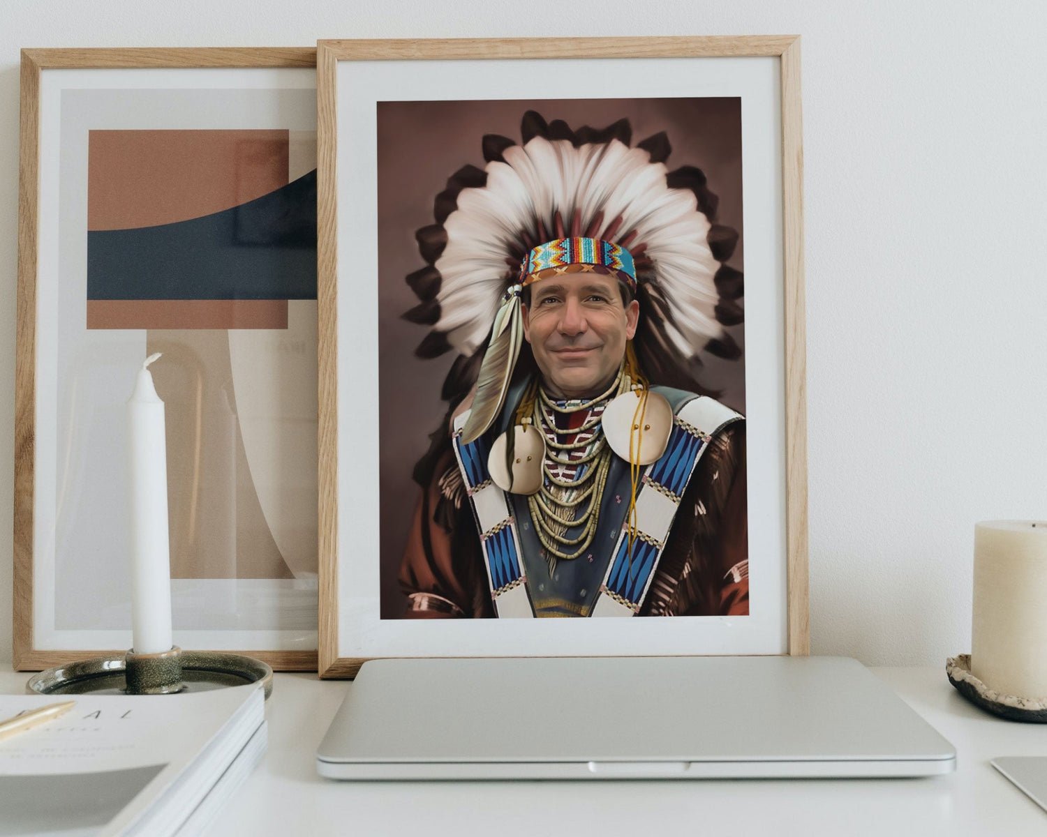 The Admiral - Personalized Admiral Portrait Painting