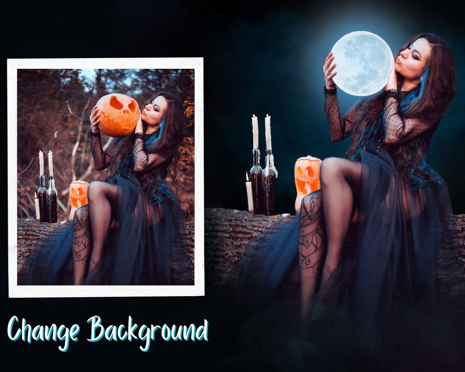 change picture background