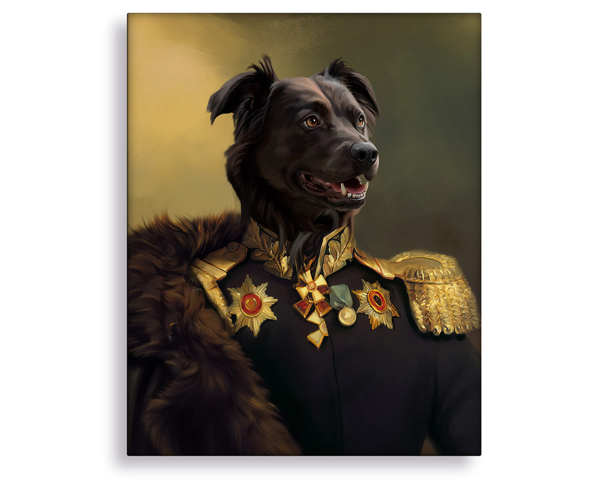 colorful dog painting