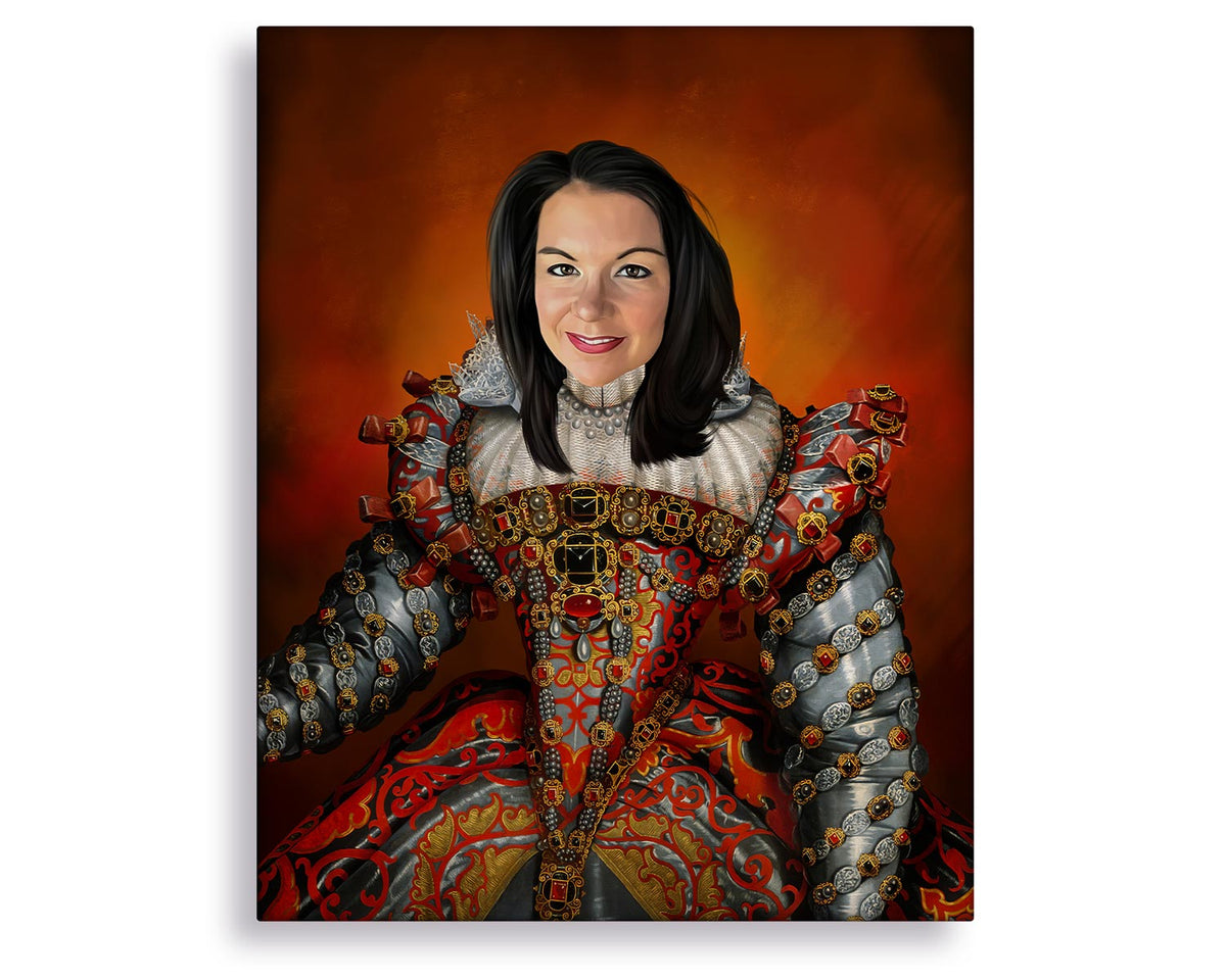 The Baroness Costume Painting Canvas | Pixels Photo Art
