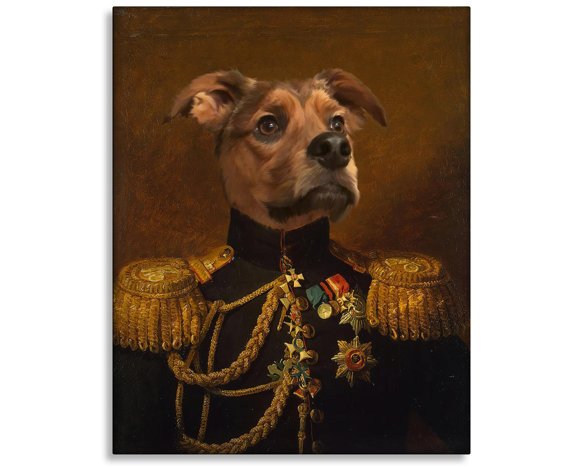 digital pet portrait