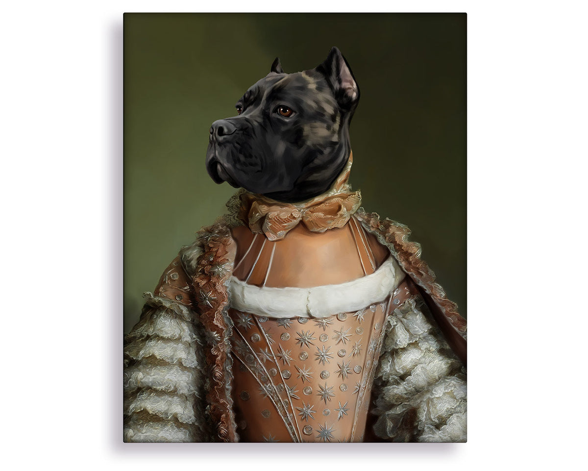 dog head paintings
