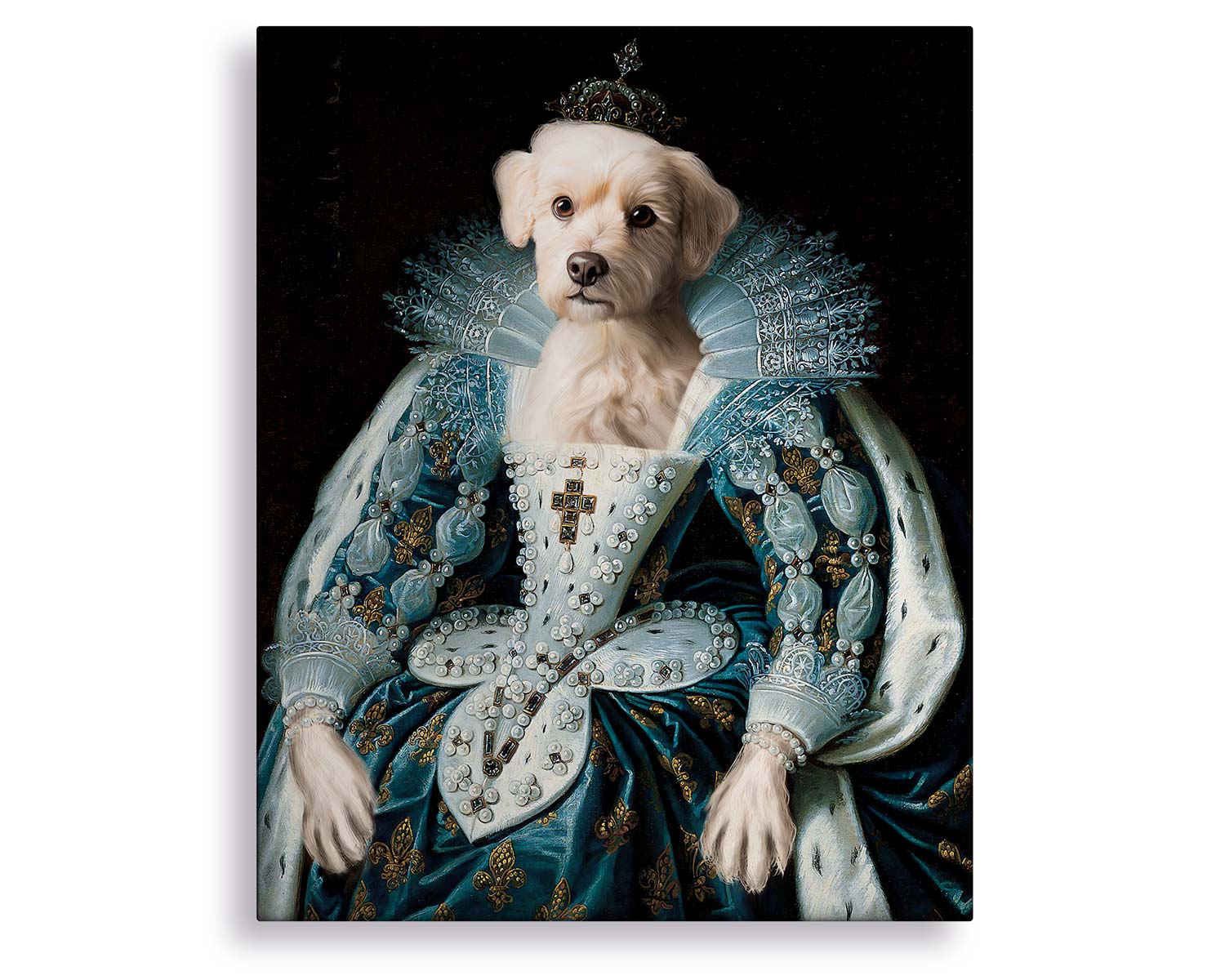 dog queen painting