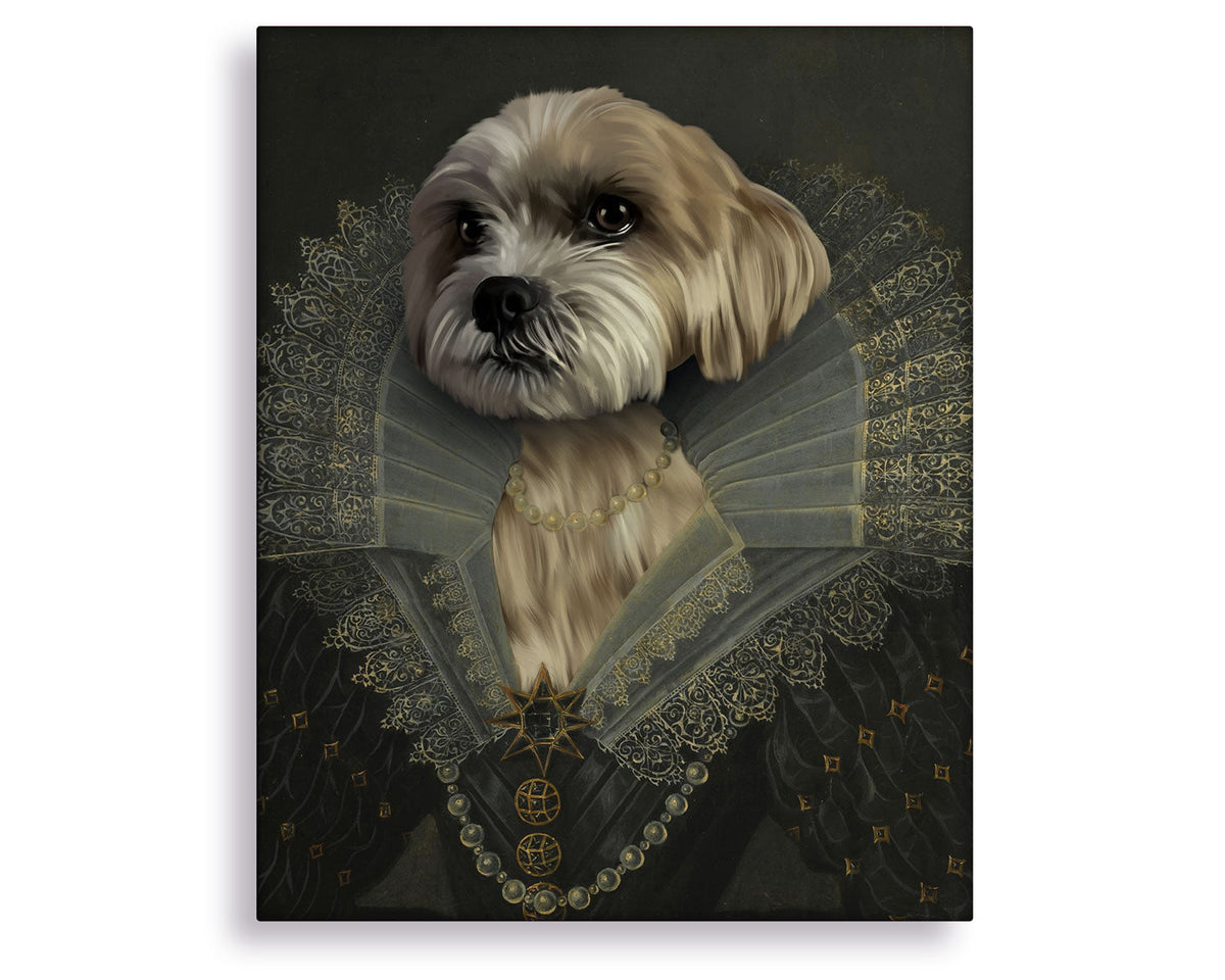 dog royalty painting