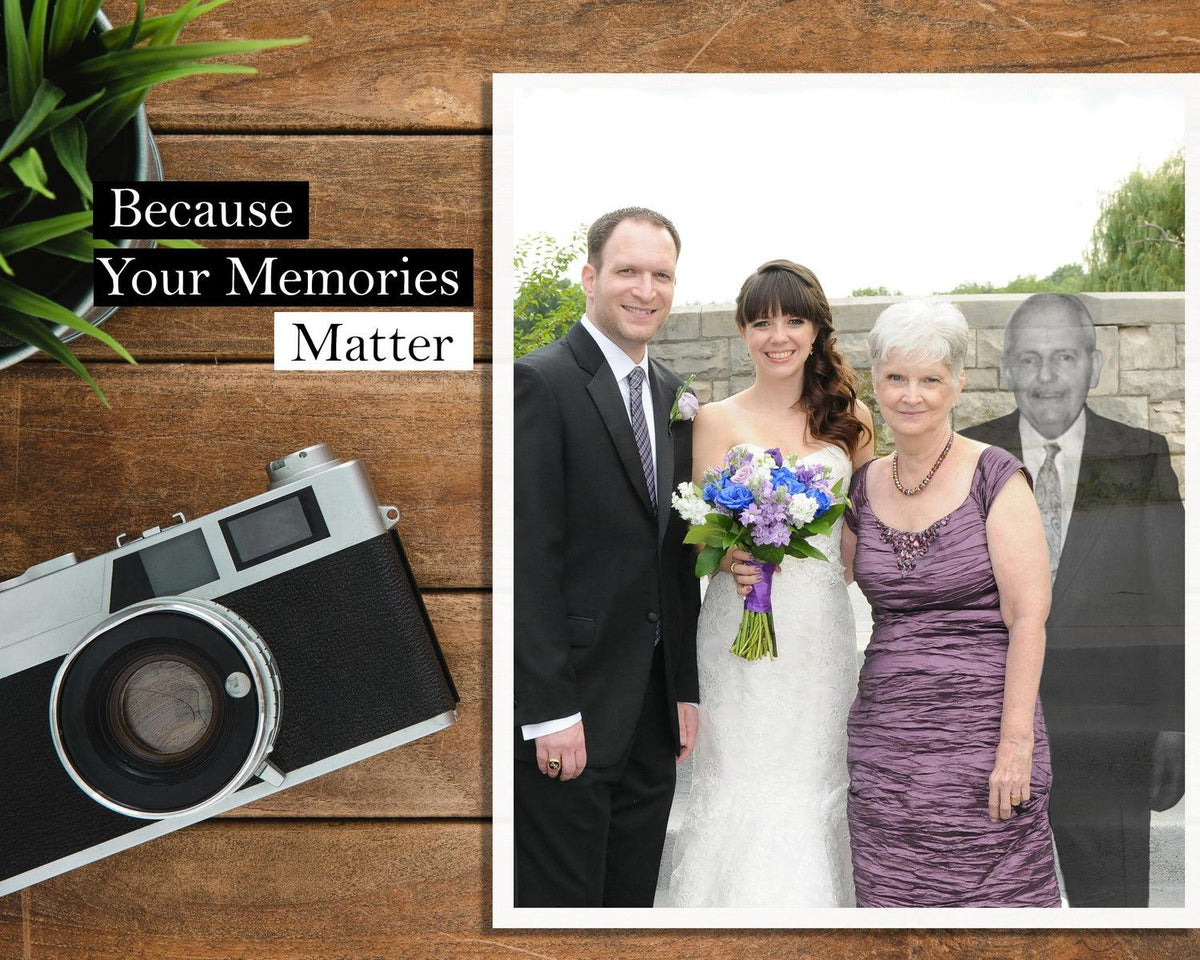 Add Deceased Loved One To Photo - Personalized Gift