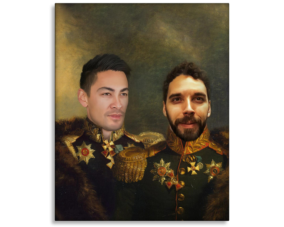 father and son portrait