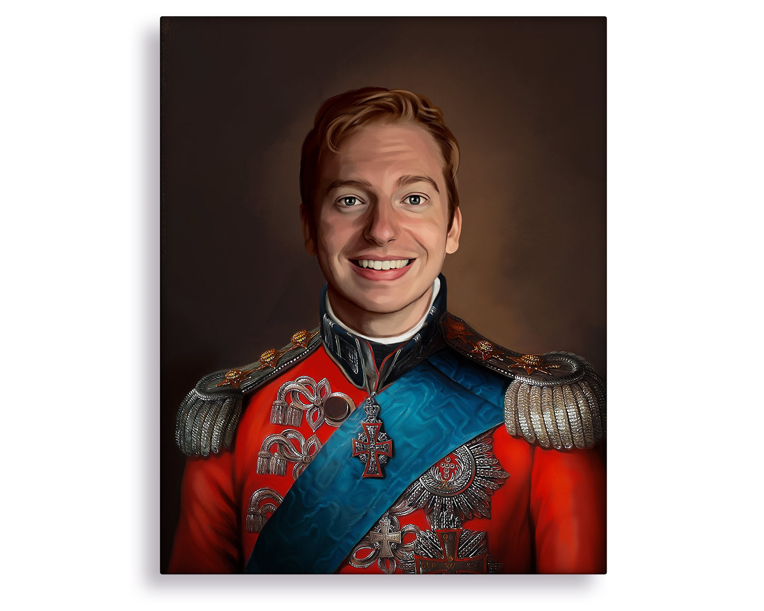 funny painted portraits