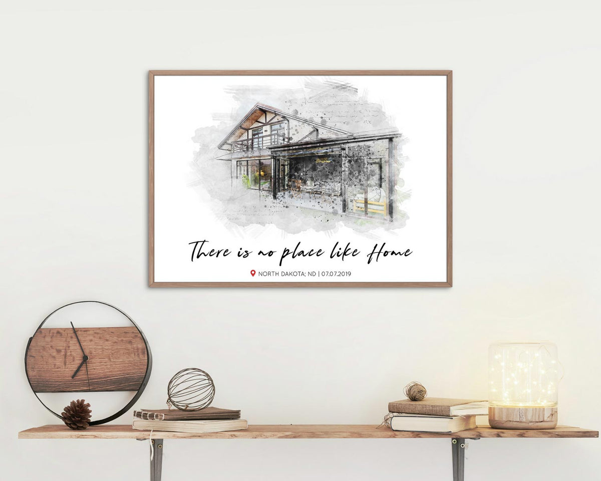 house portrait art​