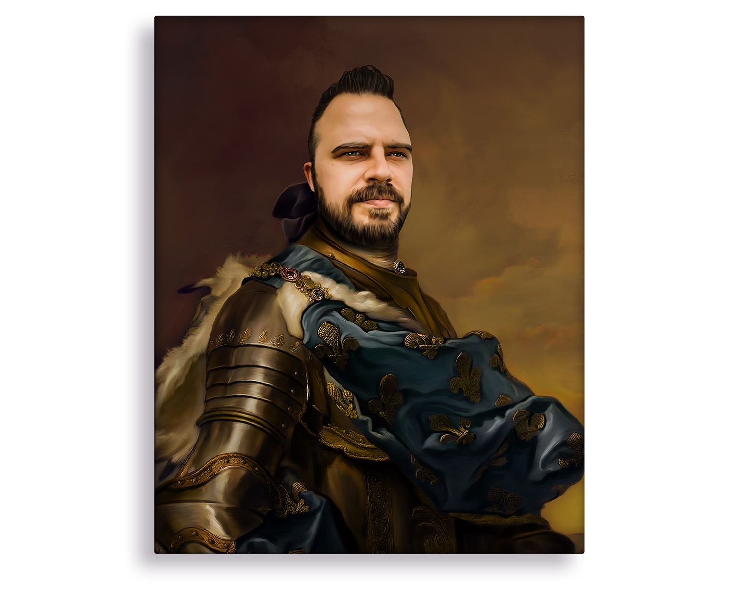 large portrait painting