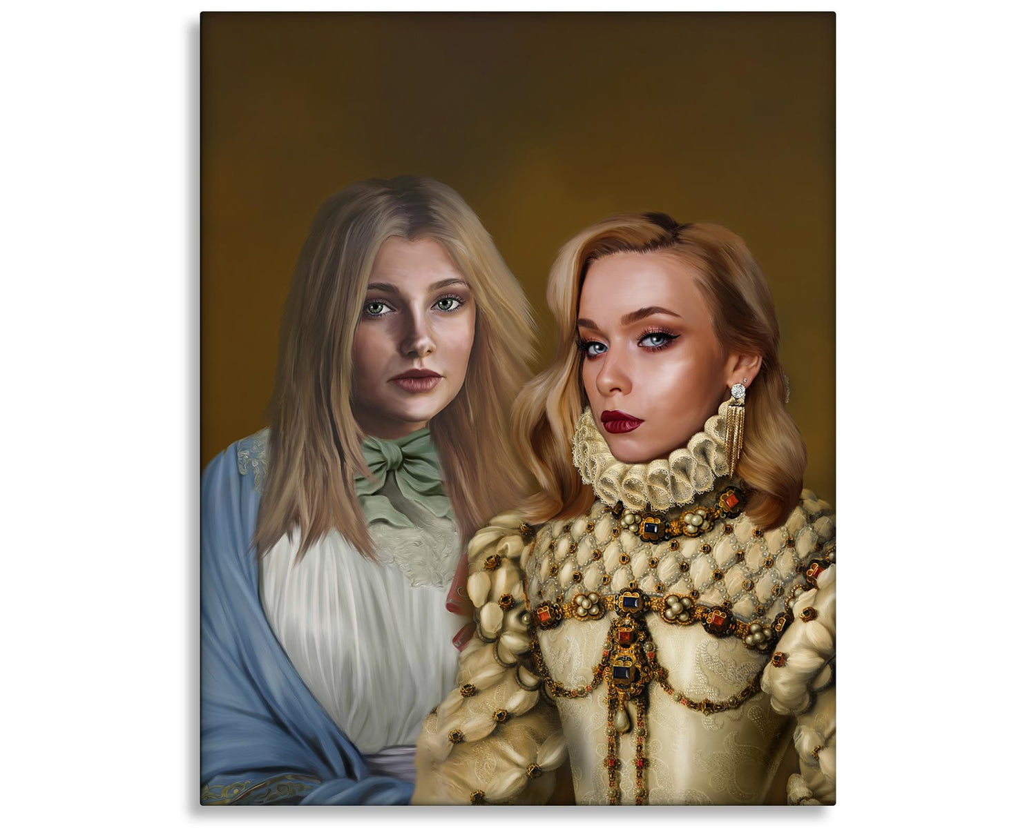 mother and daughter portrait
