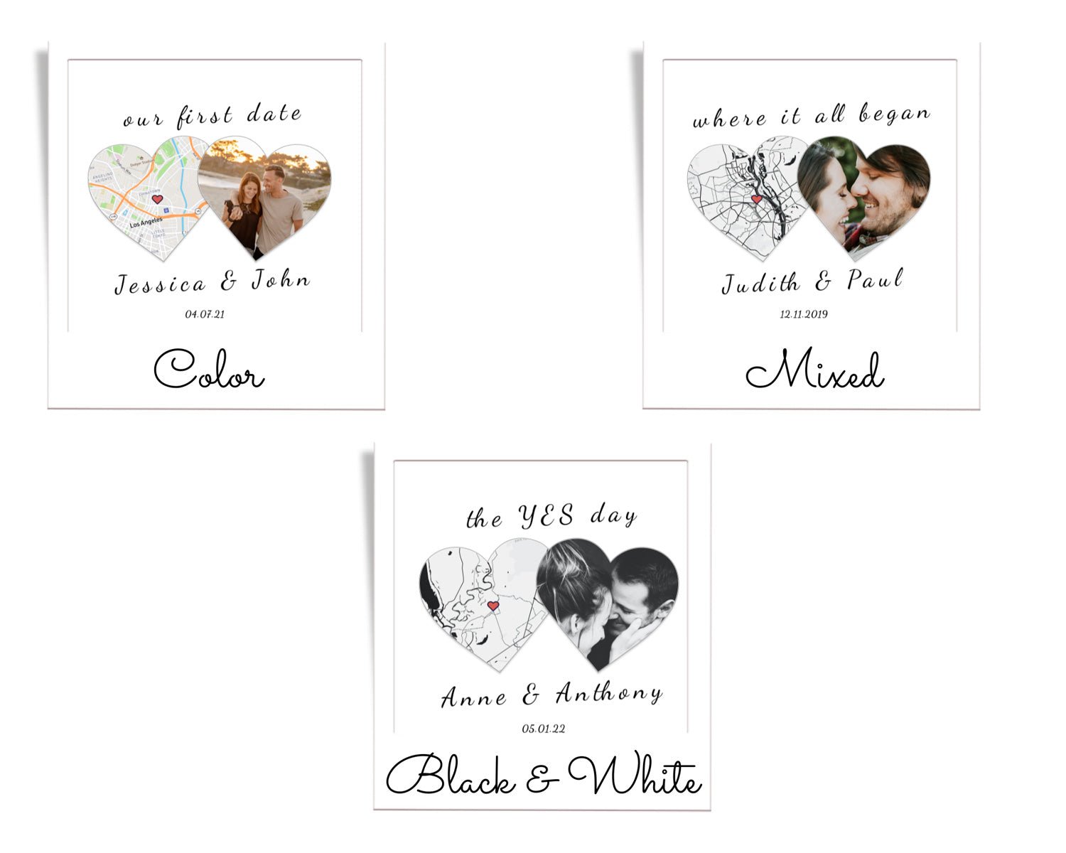 Personalized anniversary gift examples