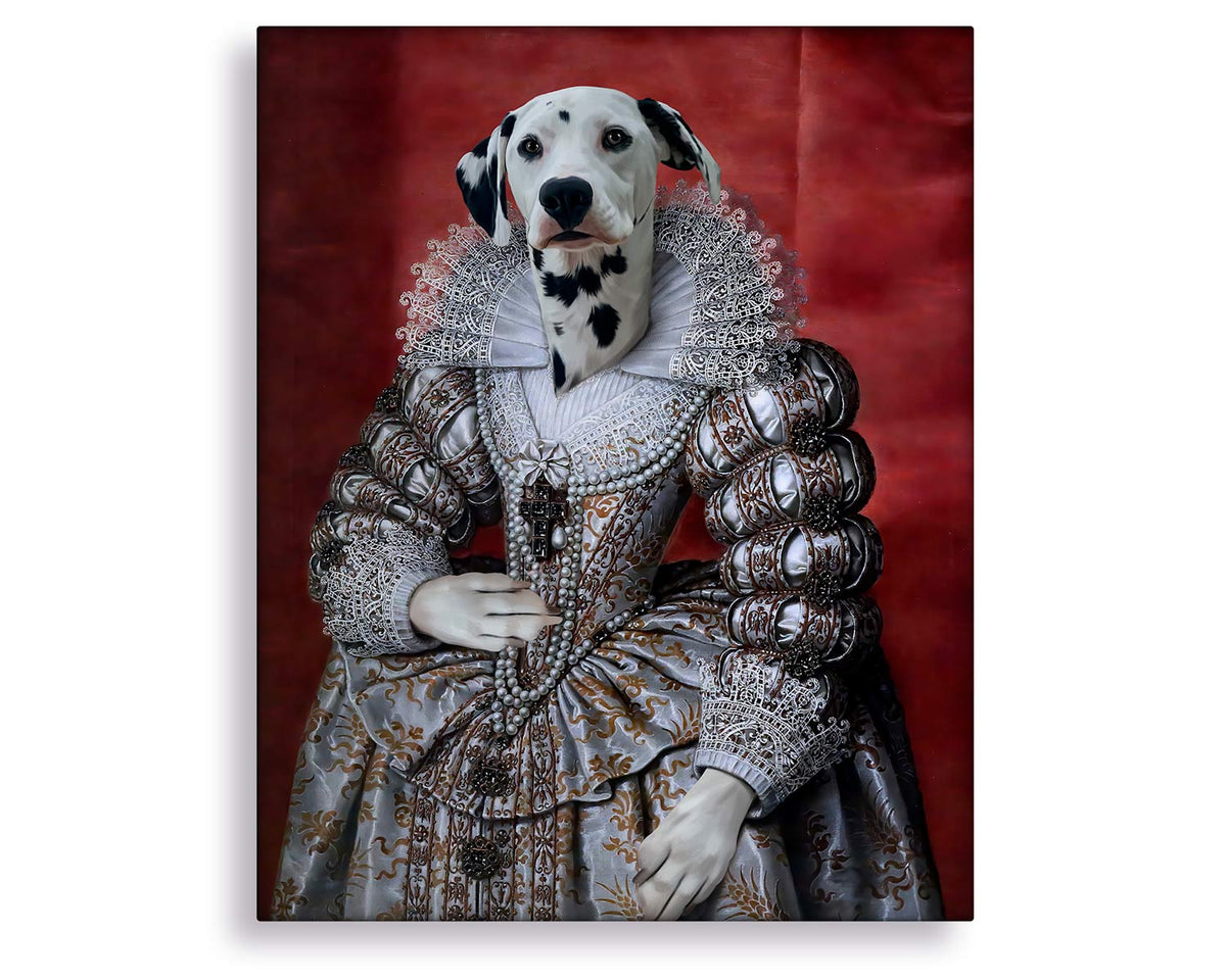 personalized dalmatian painting