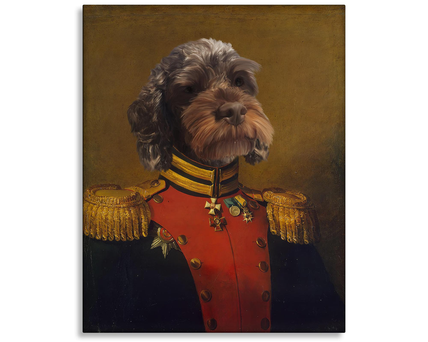 pet prints on canvas