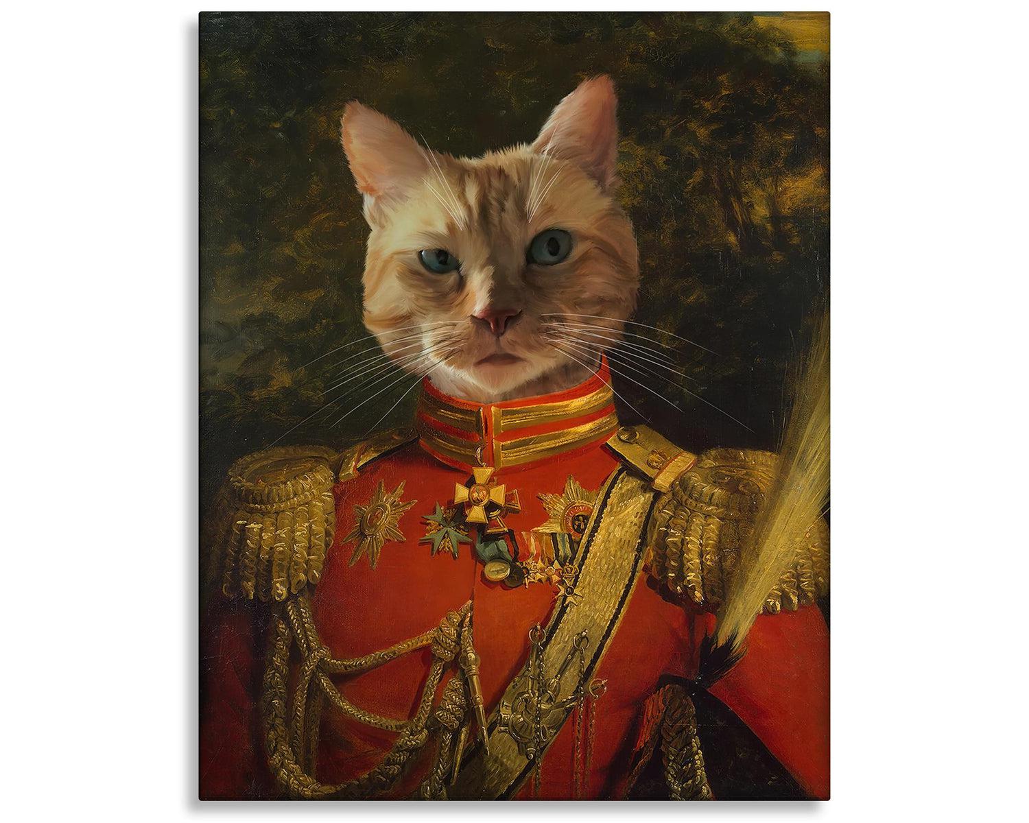 royal cat painting