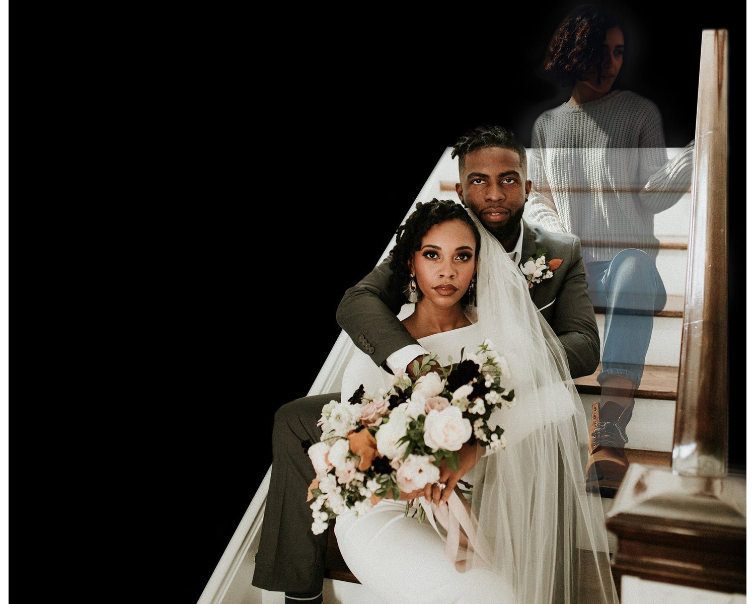 Sympathy portrait of deceased mother