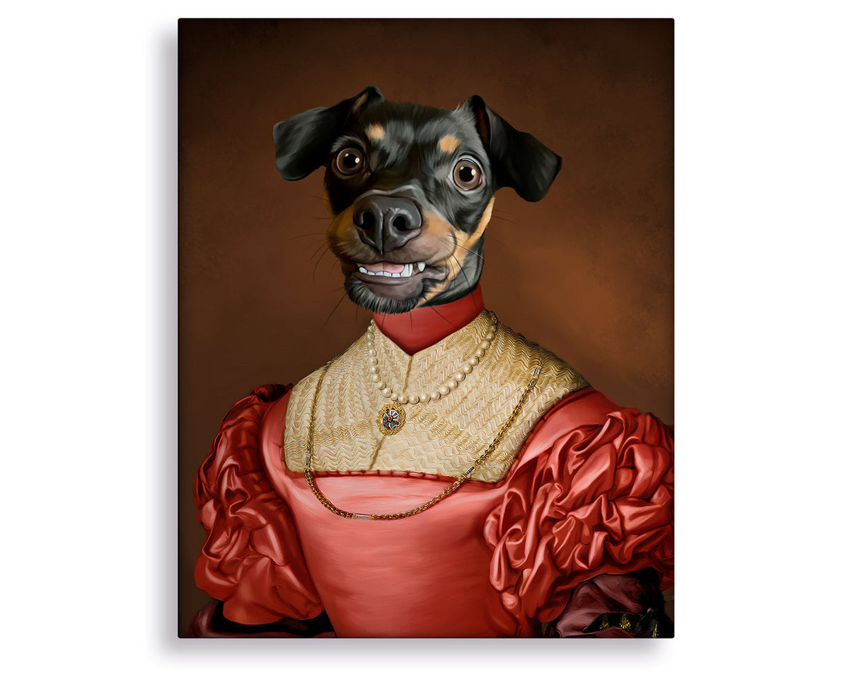 turn pet photo into canvas art